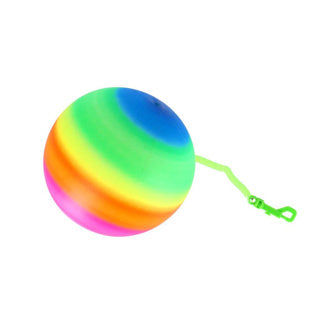 Boule arc-en-ciel avec ficelle | 4 pièces