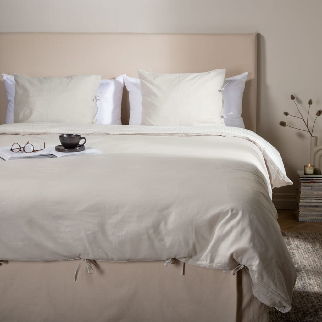 Couverture de couette à domicile de Venture Home Venture Jenna 220x240 cm sable de coton -colored