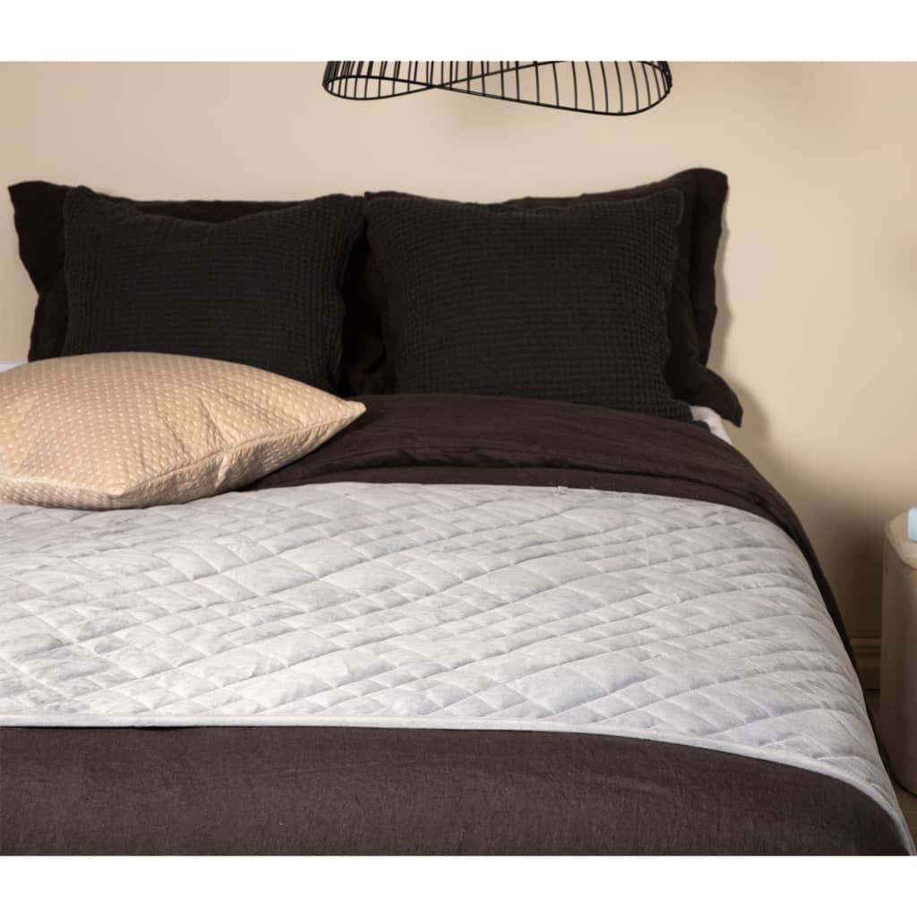 Venture Home Venture Home Bedsprey Jilly 80x260 cm Polyester Gris clair
