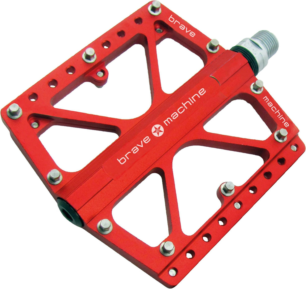 Brave plate-forme pédale freeride mod extrême. Pédale plateforme 19 freeride rouge extrême