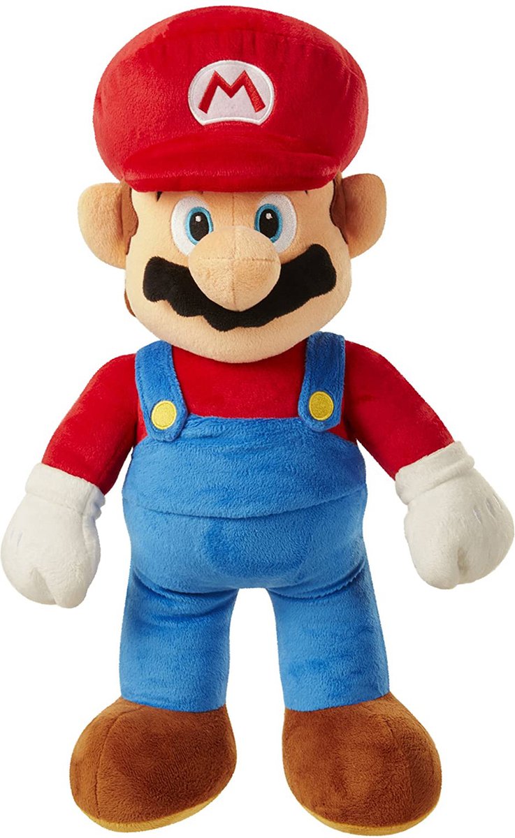 Jakks jumbo knuffel plush mario 50cm