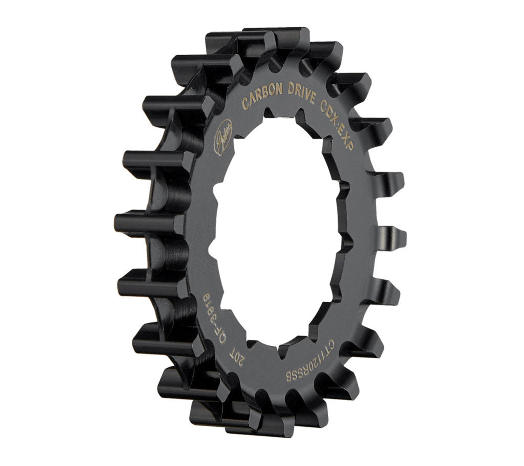 Pignon Gates cdx 20t rohloff cannelé noir