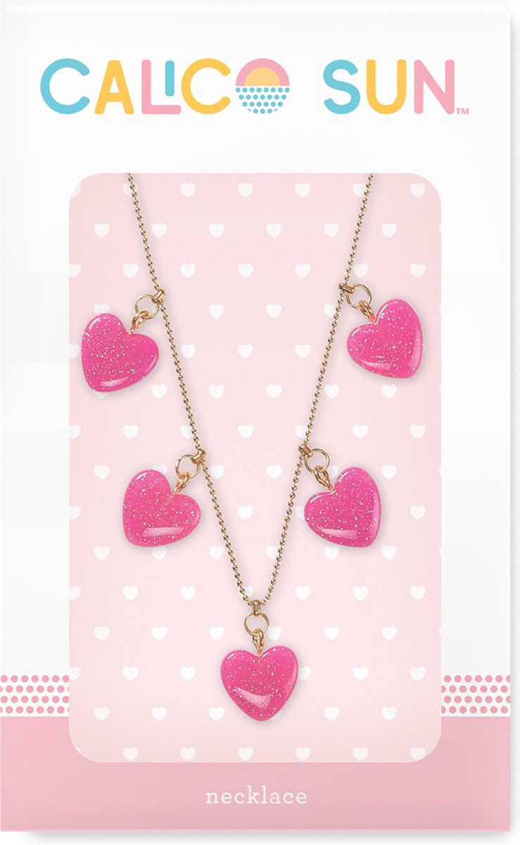 Calico soleil - collier sophia - coeur