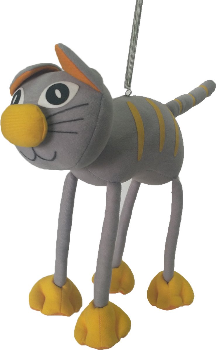 Pulls - chat - animal bancal sur un ressort