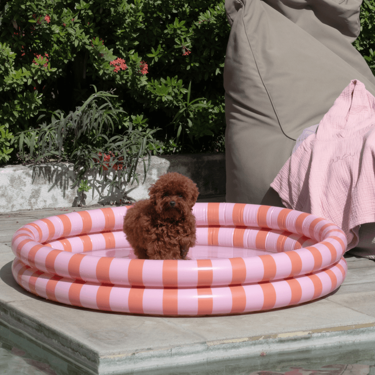 Flux | piscine bébé rose rouge ø 100 cm