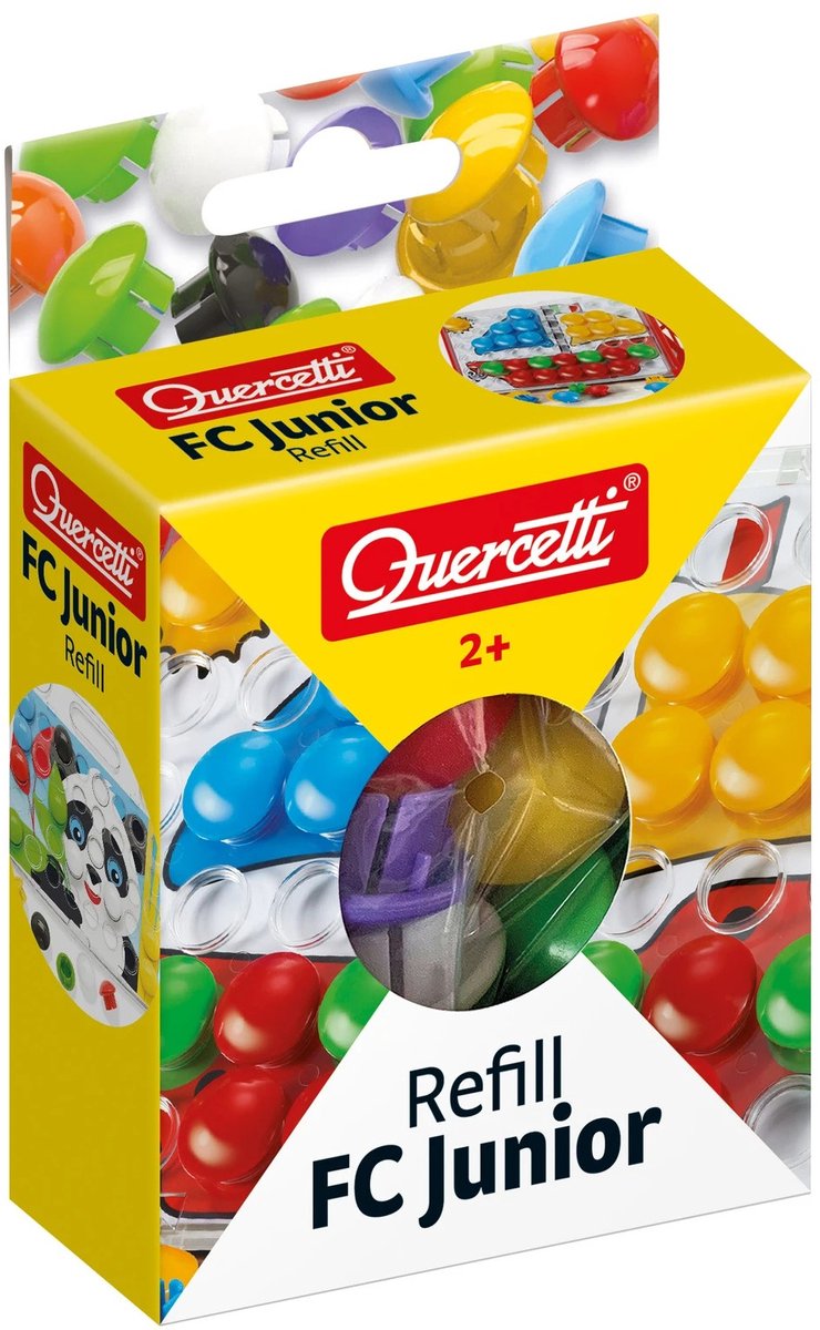 Quercetti épingles fantacolor recharge junior 33 mm 16 pièces