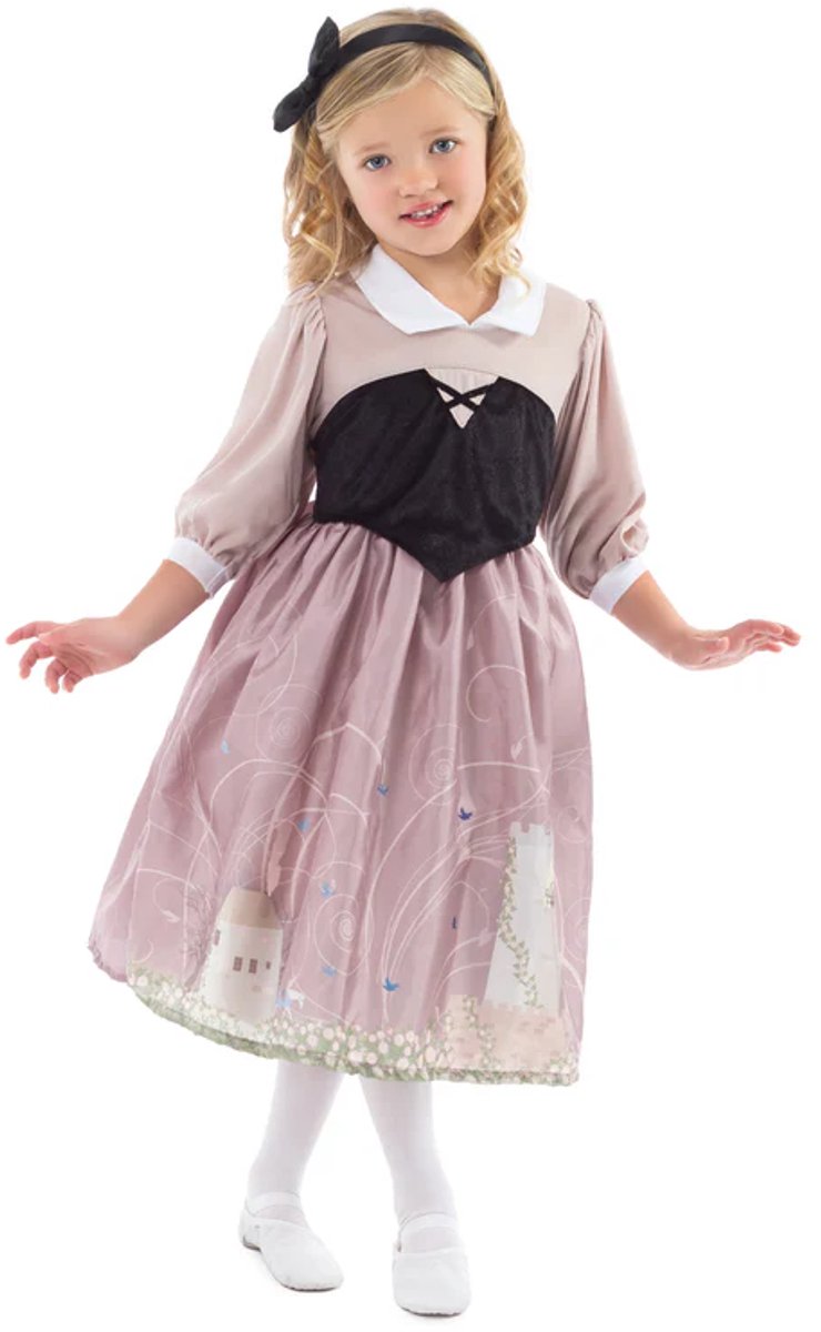 Petites aventures – robe la belle au bois dormant – avec bandeau – taille l (110-122)