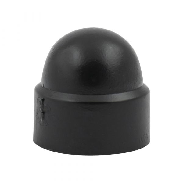 Écrou à capuchon m6 pot en plastique noir 50 pcs.