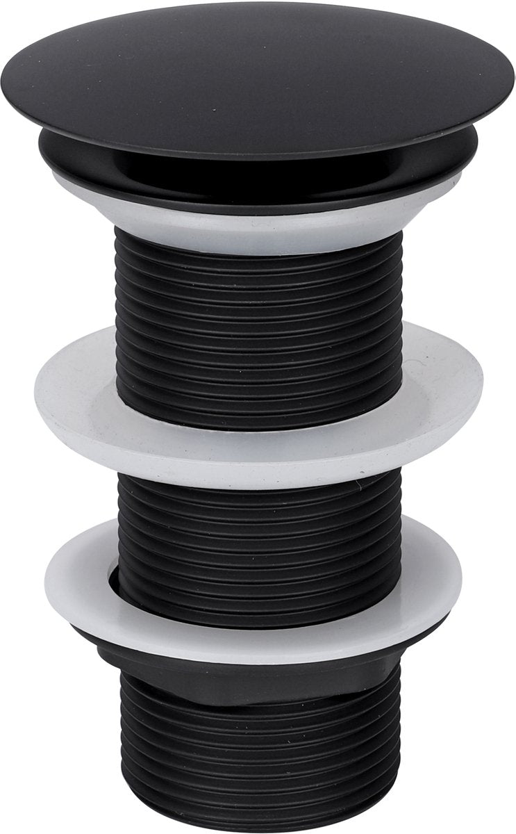 Differnz afvoerplug mat zwart - always open mix match - maat: l - 㘠72 mm