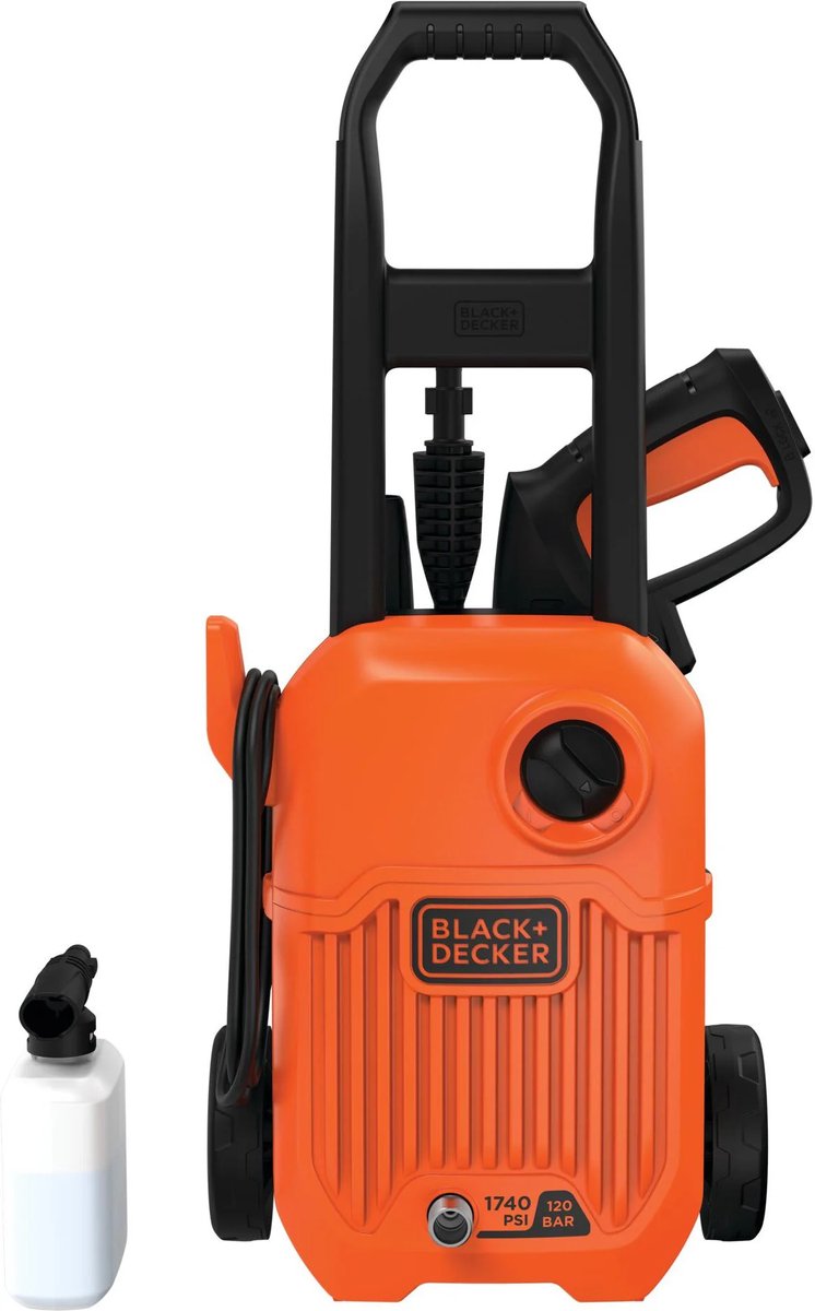 Black+decker black decker bepw1650-qs - nettoyeur haute pression - 1650w - 120bar