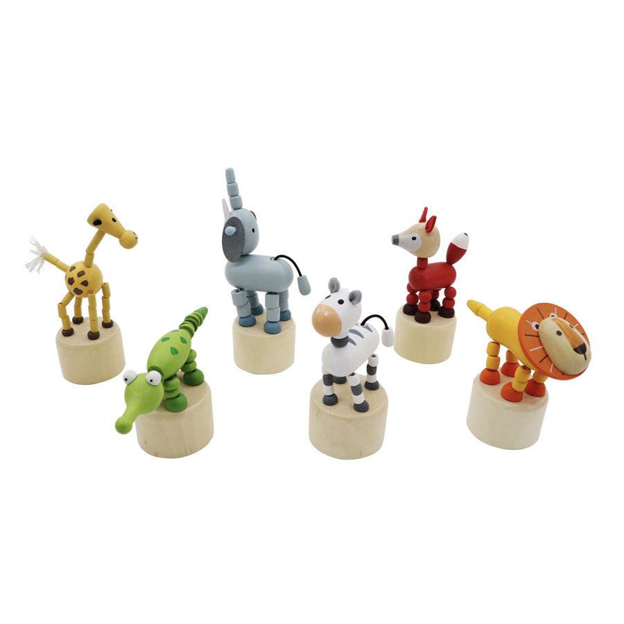 Figurines d'animaux imprimées en bois