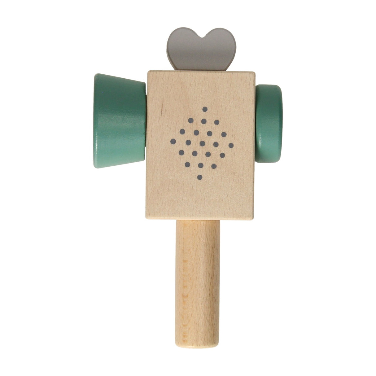 Caméra vidéo en bois - bleu