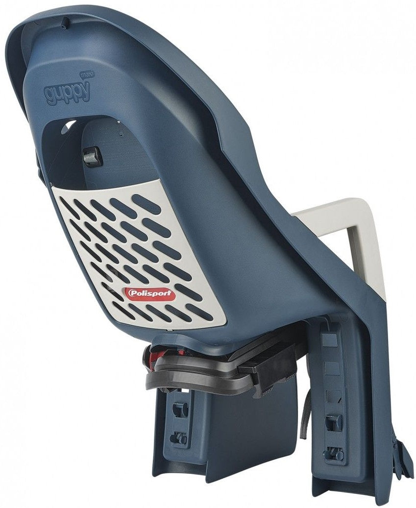 Polisport Child siège derrière Guppy Maxi + avec confirmation de transporteur (CFS) - Crème de jeans