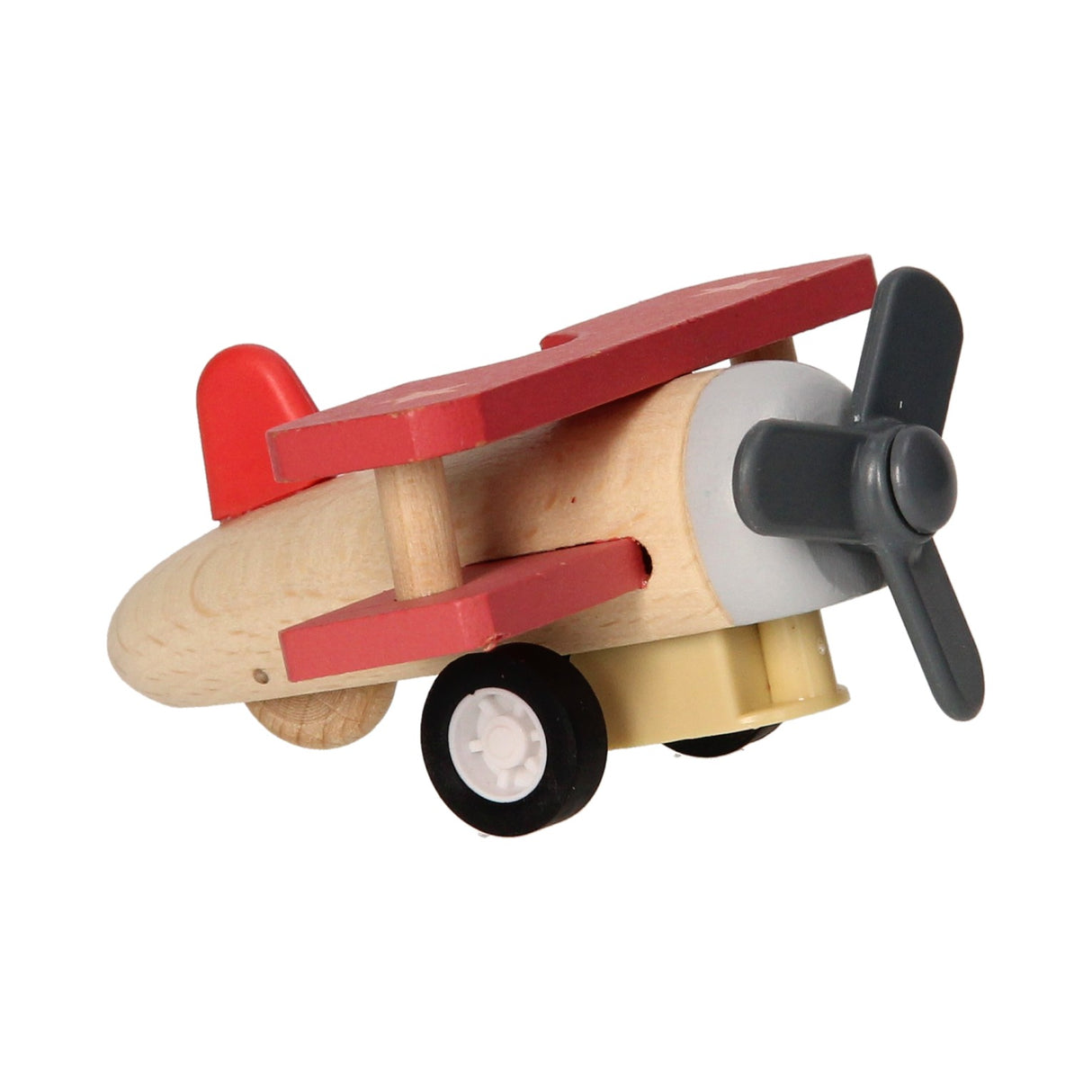 Avion à deux ponts en bois