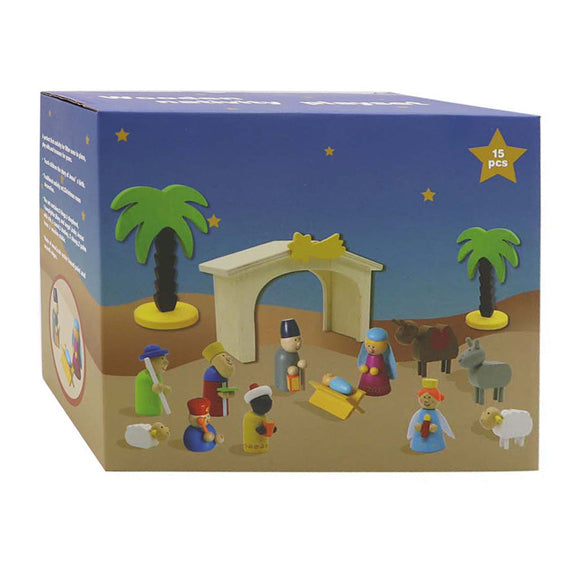 Crèche en bois