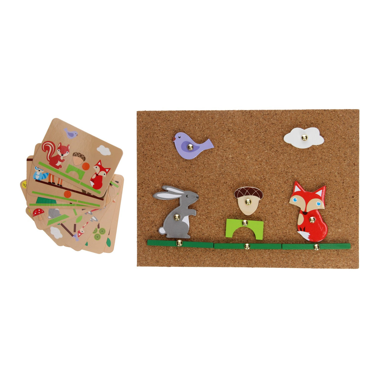 Animaux de la forêt avec marteau