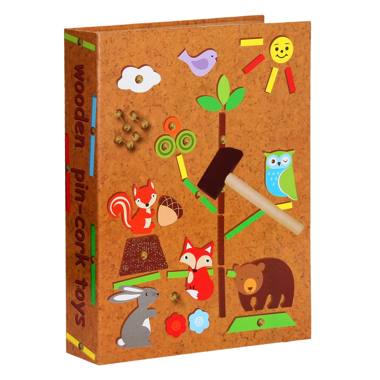 Animaux de la forêt avec marteau