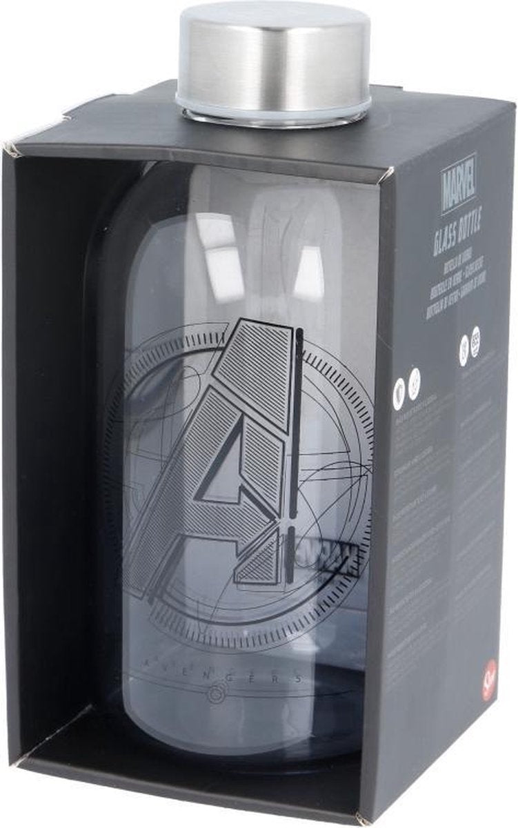 Marvel bouteille d'eau stocker avengers cristal 620 ml