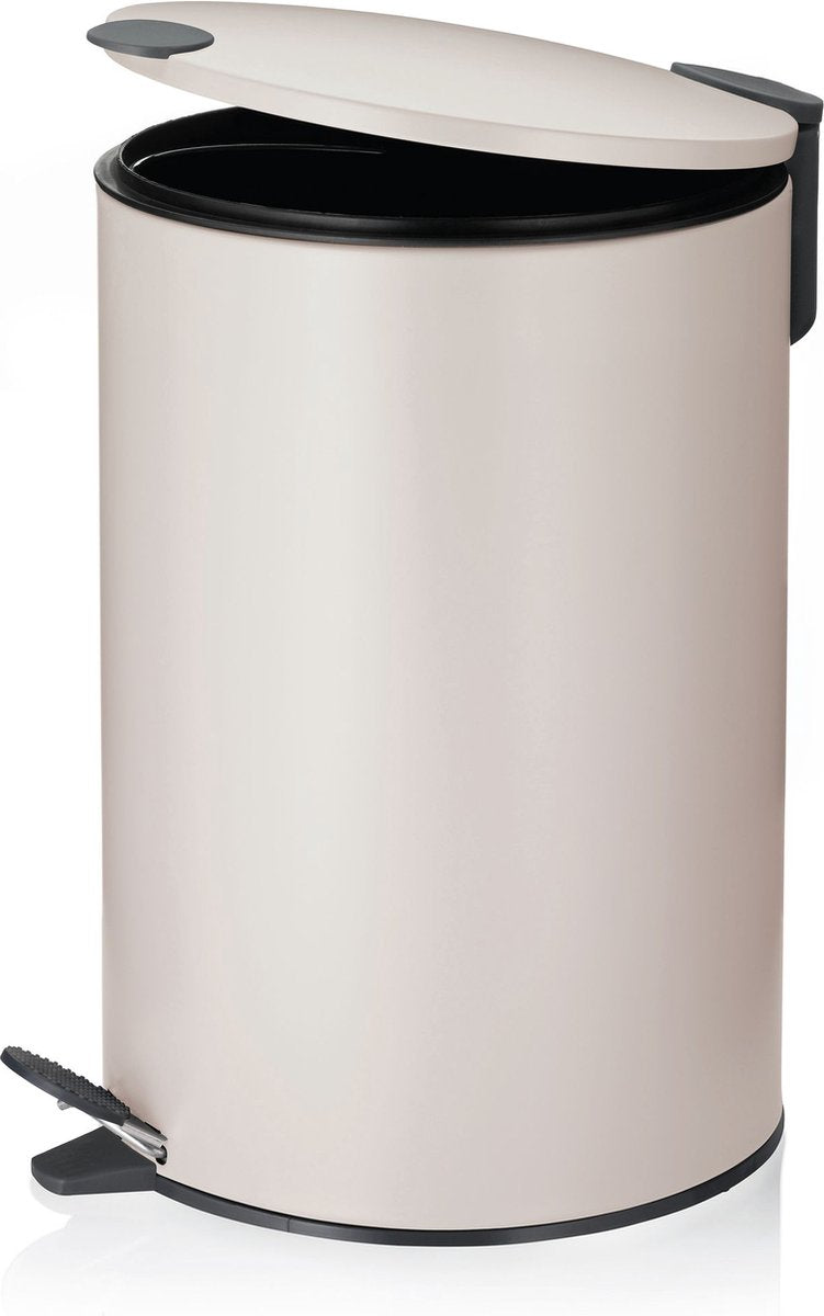 Kela poubelle à pédale, 12 l, beige - | mat
