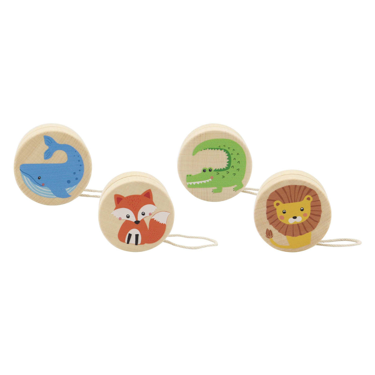 Animal yo-yo en bois