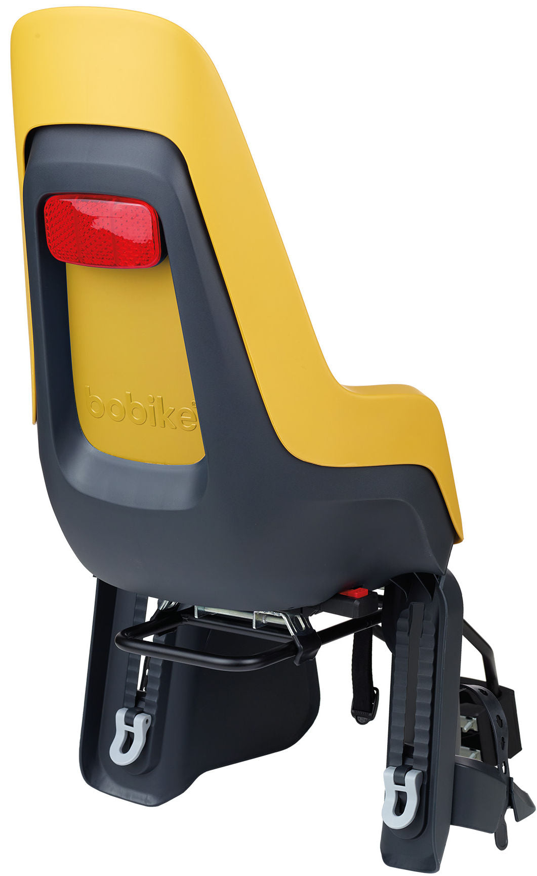 Bobike Child siège derrière un maxi 1p avec confirmation de cadre puissant moutarde