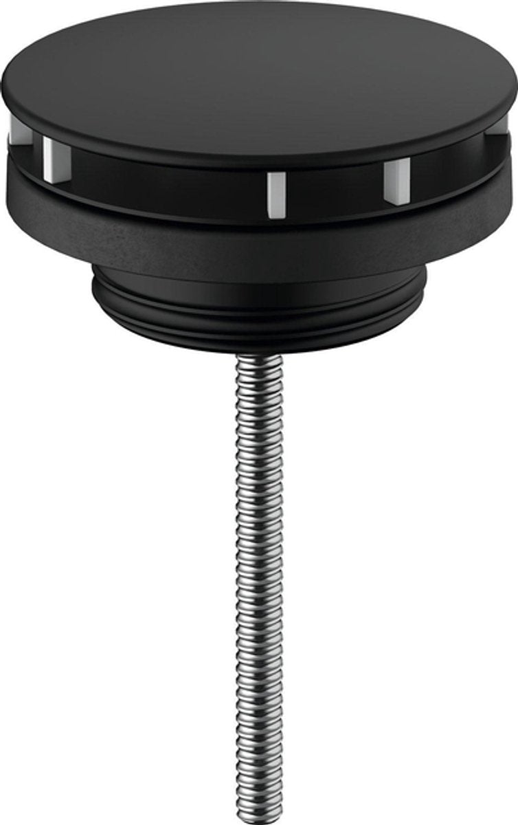 Bonde Hansgrohe non fermable, pour lavabos noir mat