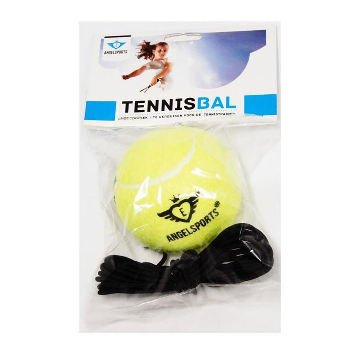 Balle de tennis Engelhart avec élastique