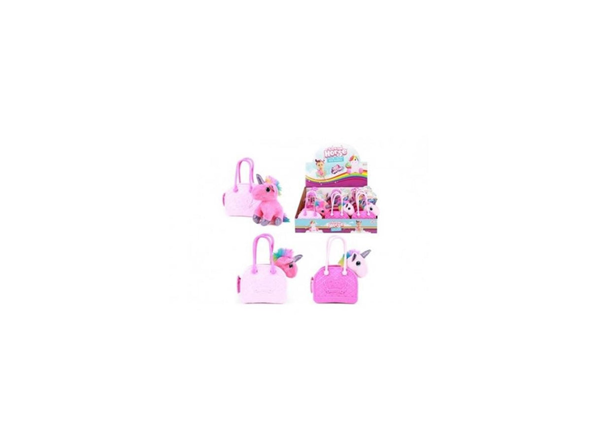 Toi-toys toitoys peluche licorne dans un sac à main
