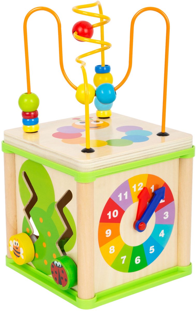 Small foot - activités en bois motricité spirale 5en1