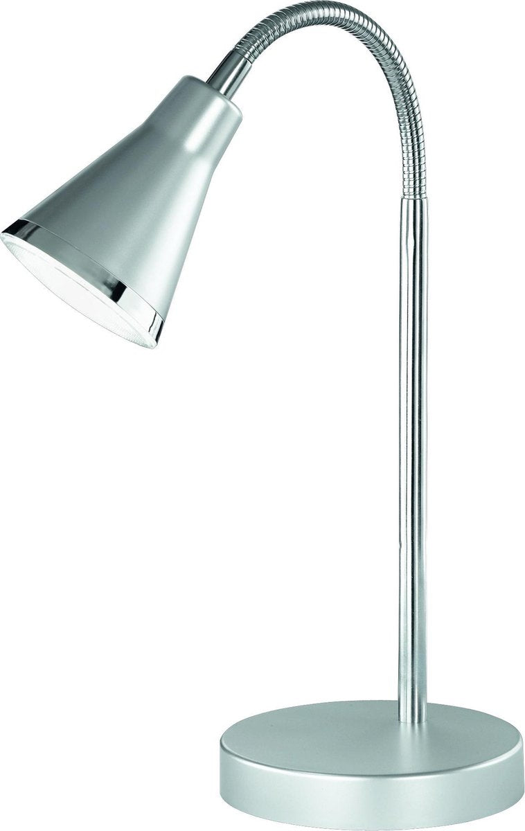 Rl vis ta lumière réalité arras - lampe de table - lampe de bureau - titane - incl. 1x smd 4w - interrupteur à cordon - flexible