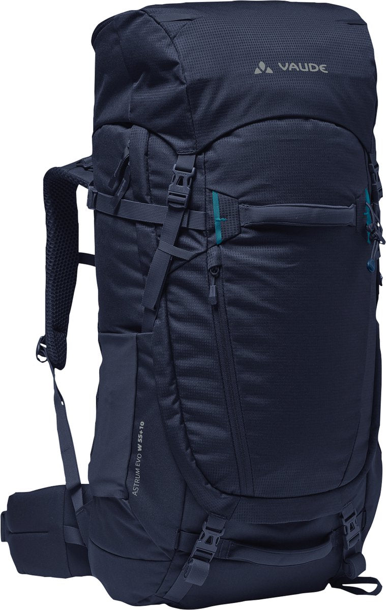 Vaude sac à dos de randonnée sac à dos touristique femme astrum evo 55 + 10 éclipse bleu foncé