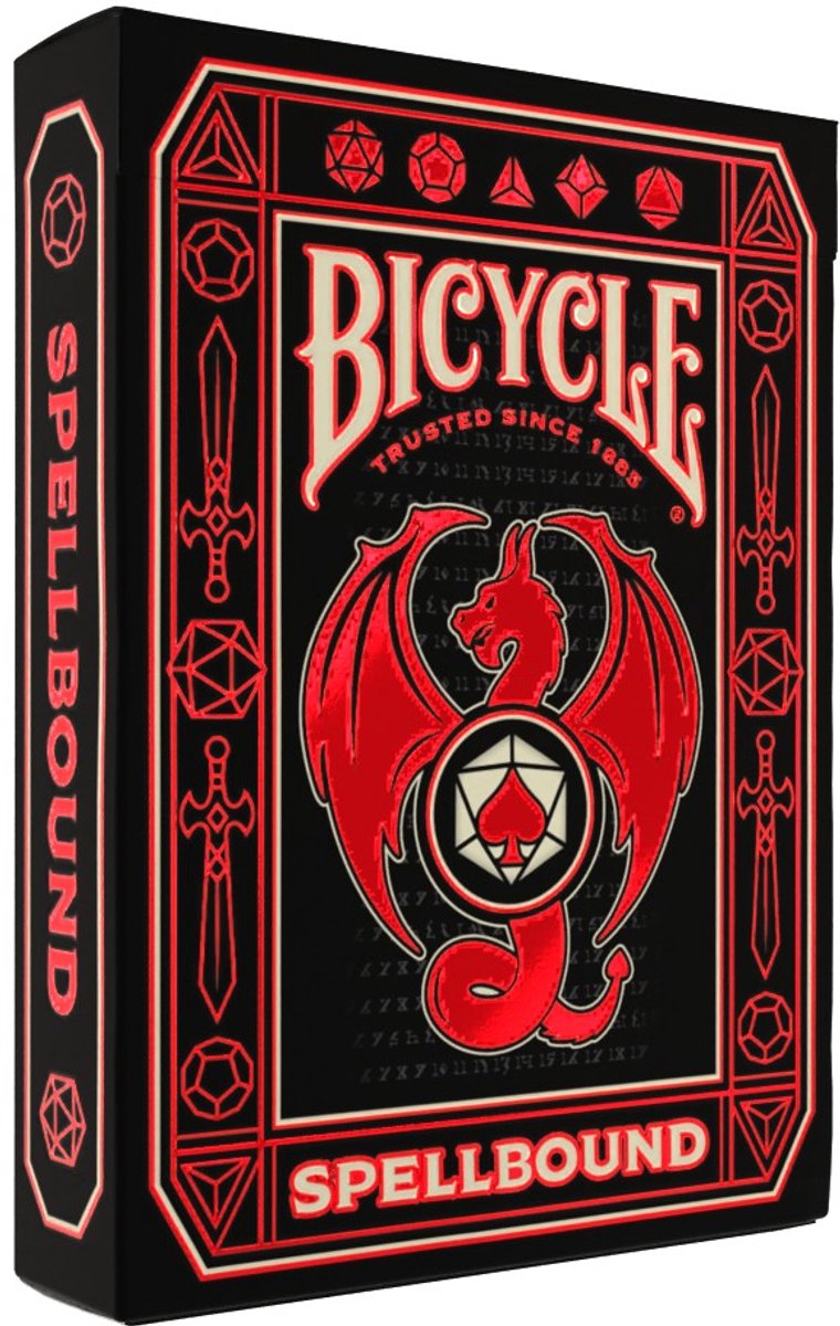 Bicycle envoûté - cartes à jouer premium - basées sur des jeux de rôle - trpg - créatifs - à collectionner