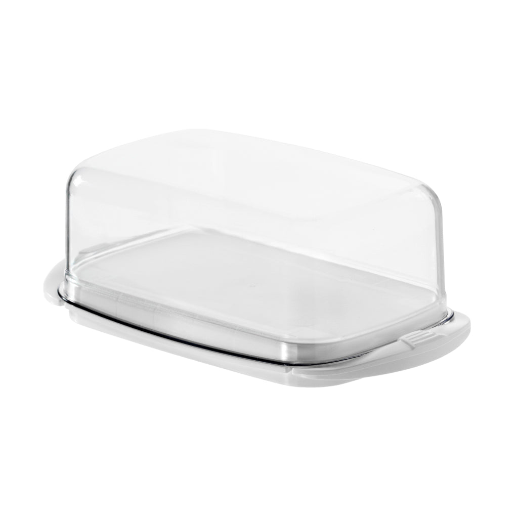 Beurrier frais Rotho blanc transparent