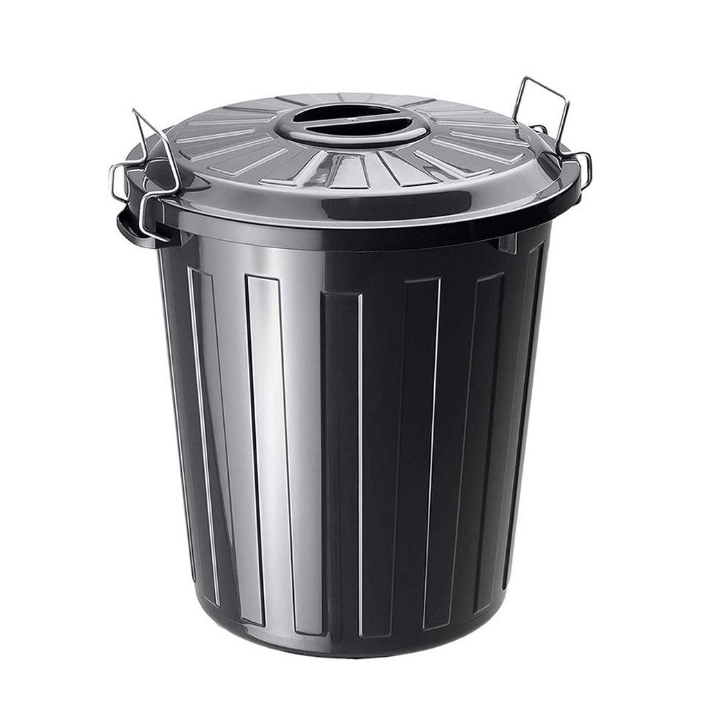 Rotho poubelle basic 25l noir