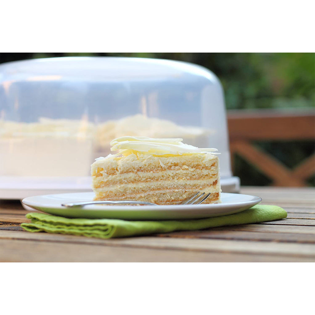 Boîte à gâteaux frais Rotho blanc froid