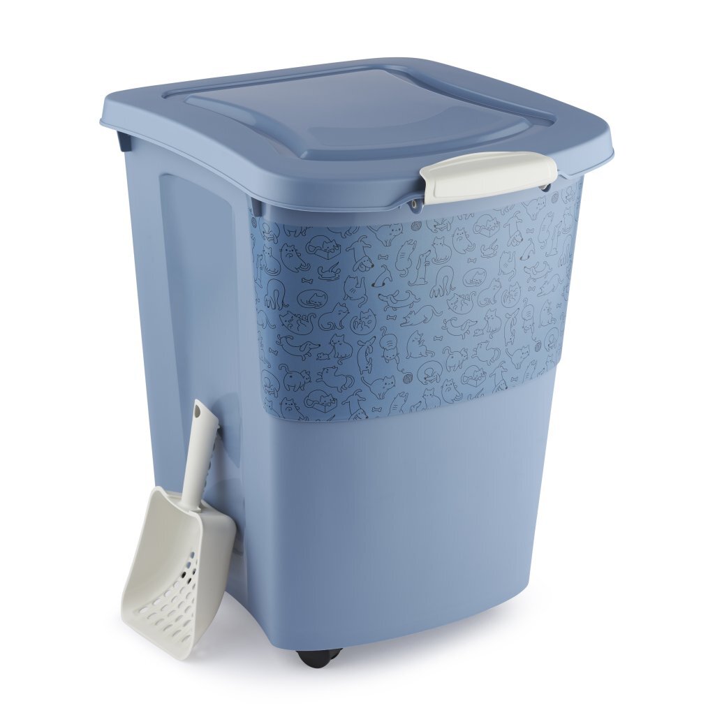 Rotho Rotho Archie Conteneur de nourriture pour animaux 38L Bleu