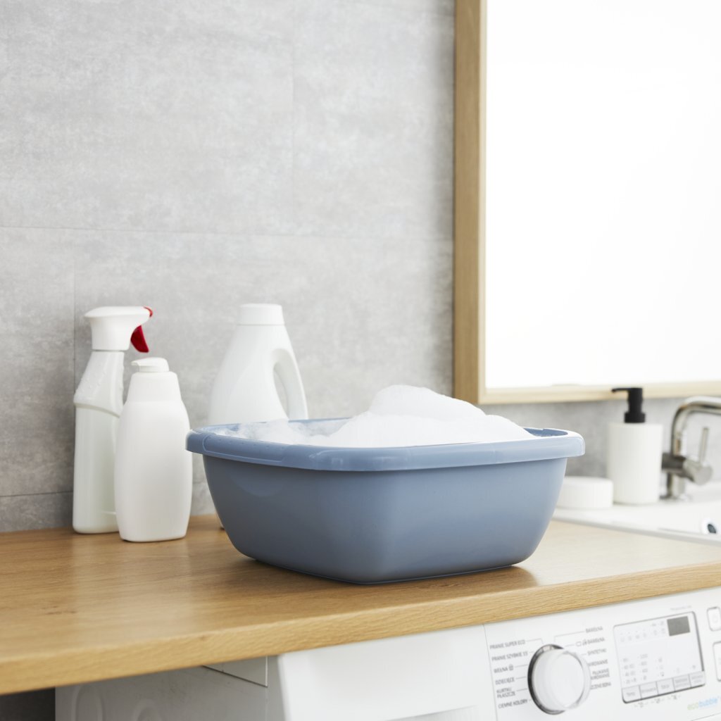 Rotho bol à vaisselle quotidien 34x34x13 cm 8l bleu horizon