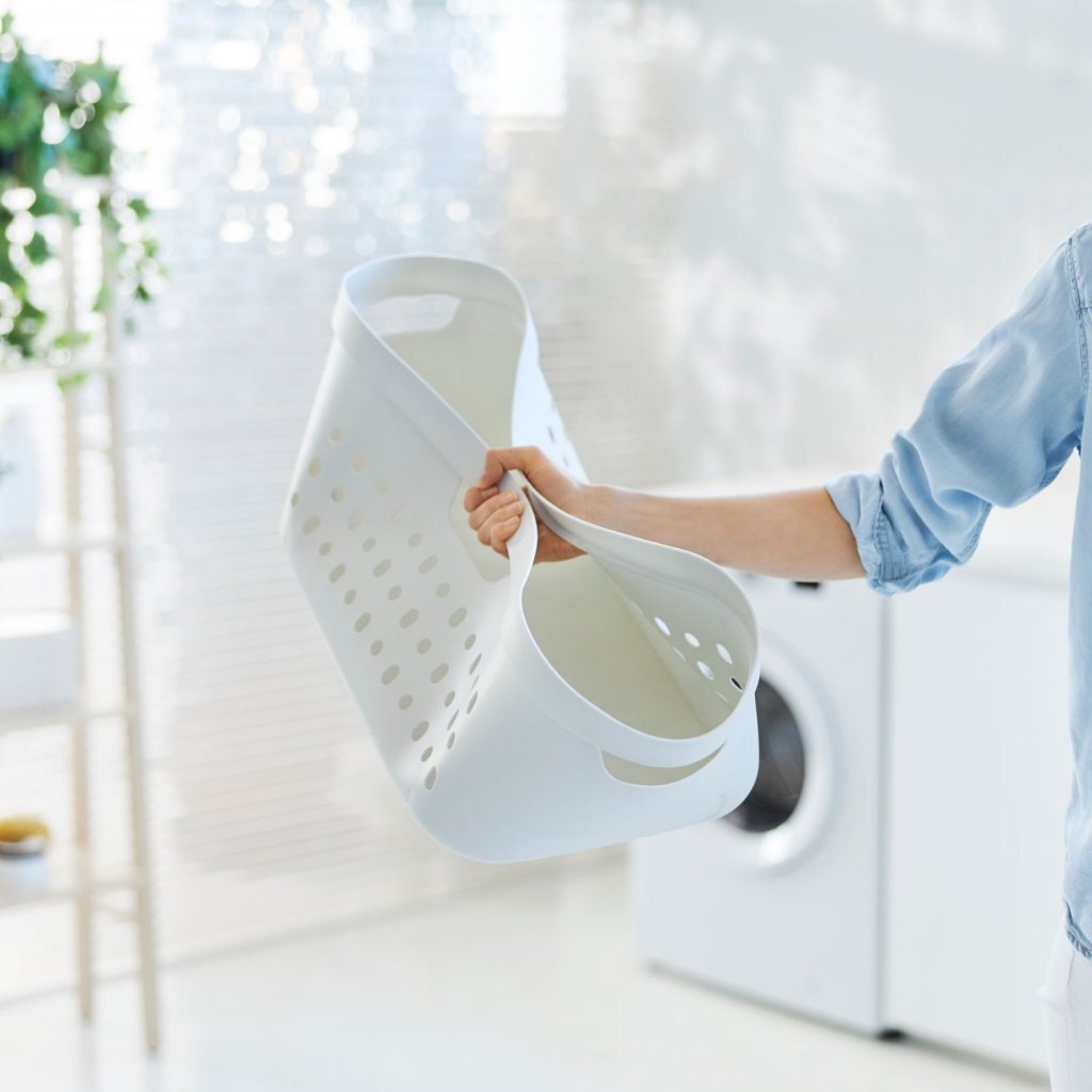 Rotho jona panier à linge 39l blanc