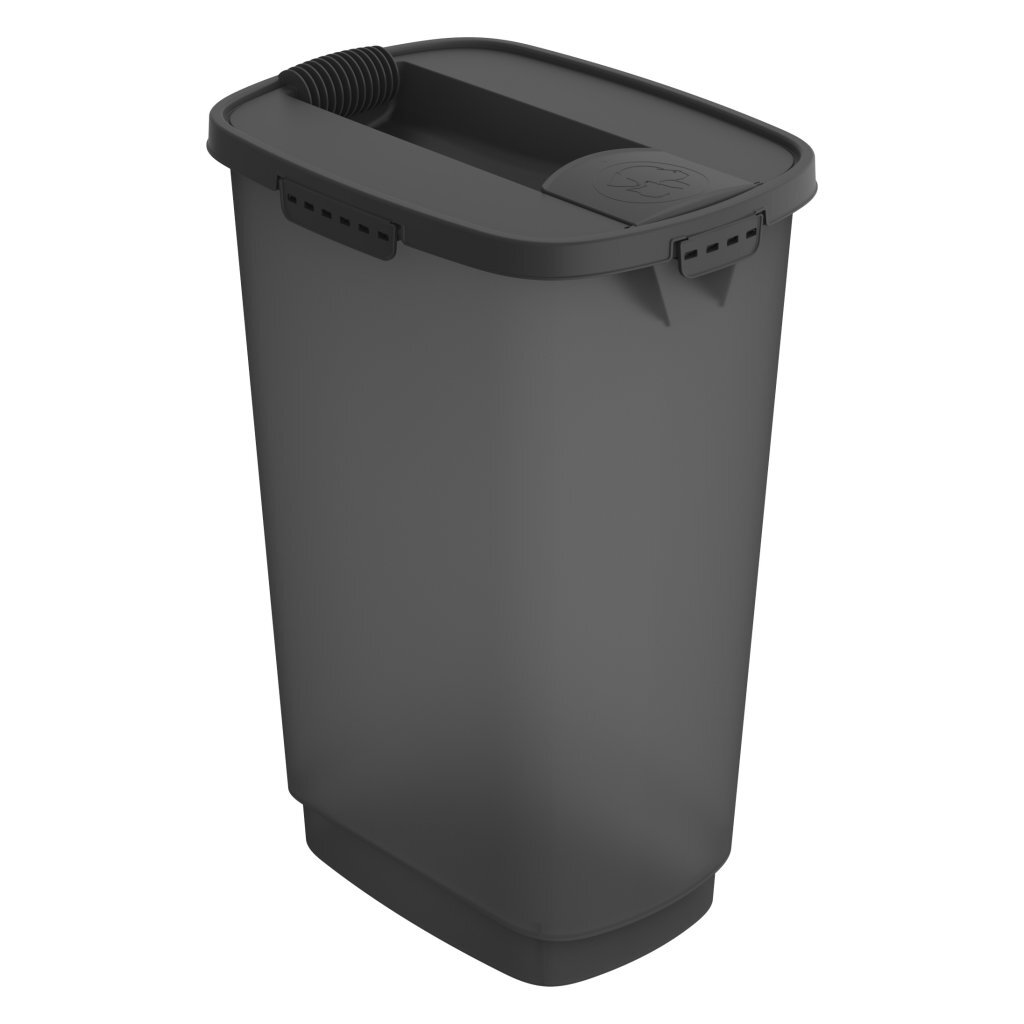 Rotho cody récipient à nourriture pour animaux 50l anthracite transparent