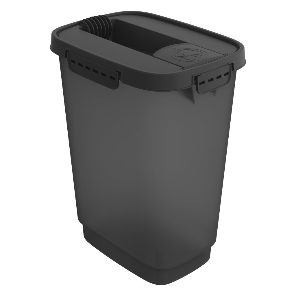 Rotho cody récipient à nourriture pour animaux 10l anthracite transparent