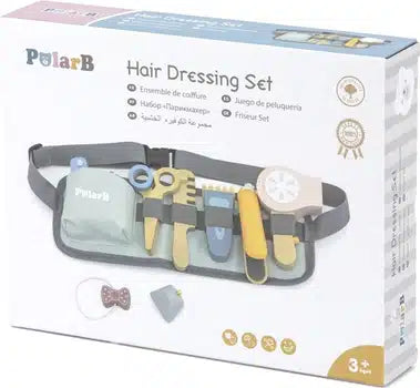 Ensemble de coiffeur Oku polar b en bois
