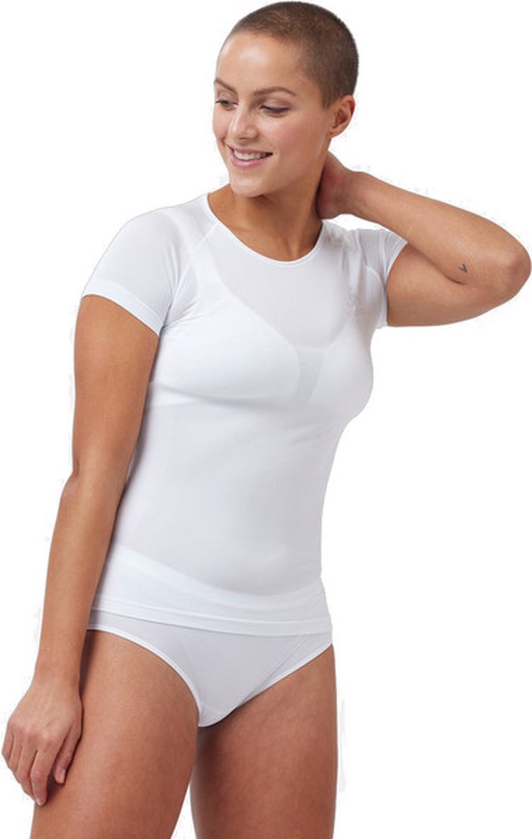 Odlo chemise de sport performance x-light dames - couleur blanc - taille xl
