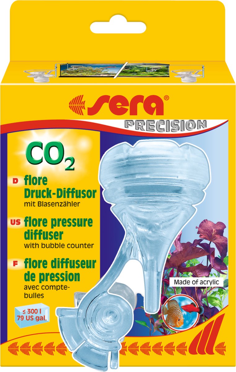Diffuseur à pression co2 Sera flore