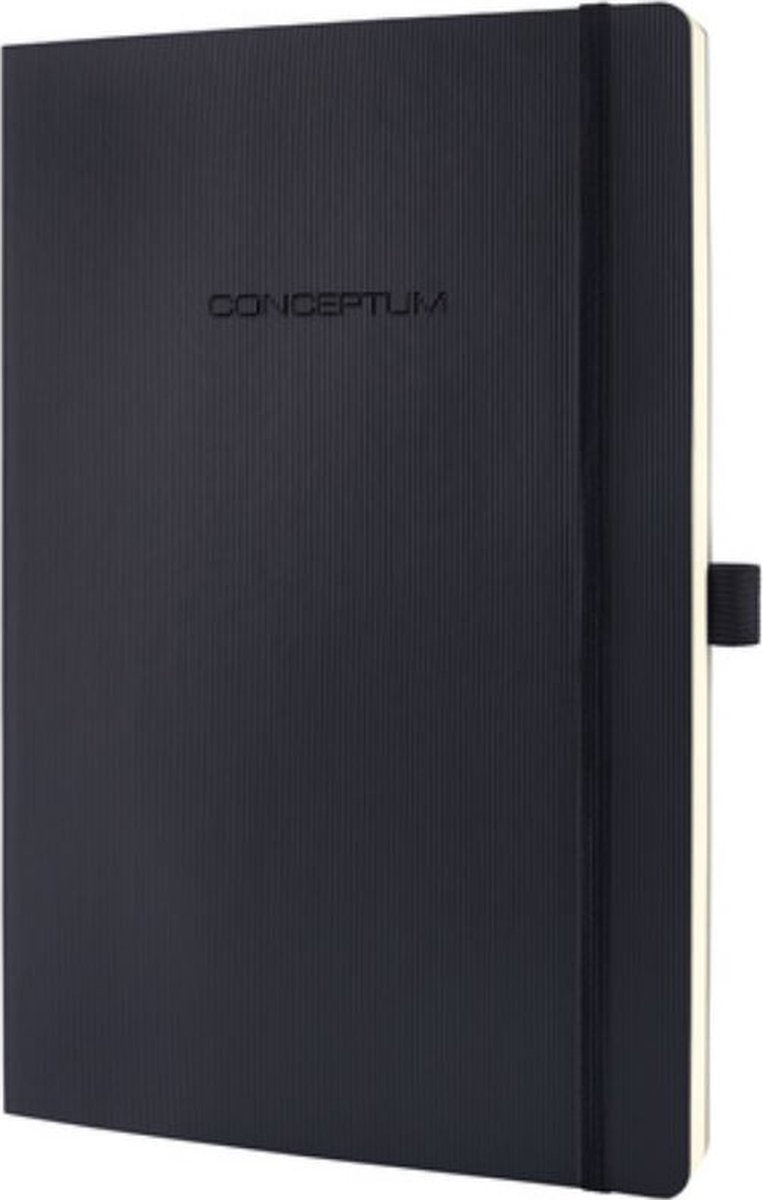 Sigel - carnet - conceptum pure - a5 - couverture souple - noir - 194 pages - 80 grammes - diamant - si-co320