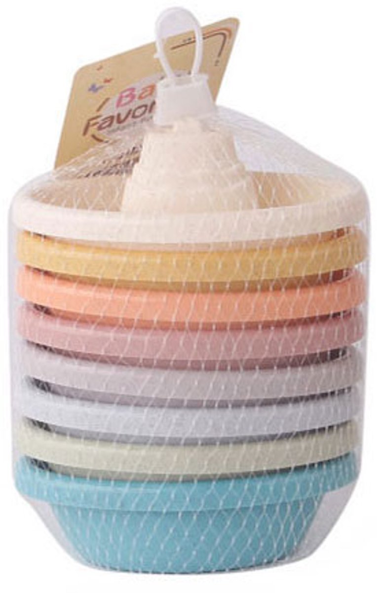 Jouets Lobbes, par exemple bateaux de bain pastel, 8 pcs.