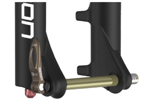Srsuntour sr suntour - axe traversant q-loc 15 100 mm 15qlc2 titane fka069-15