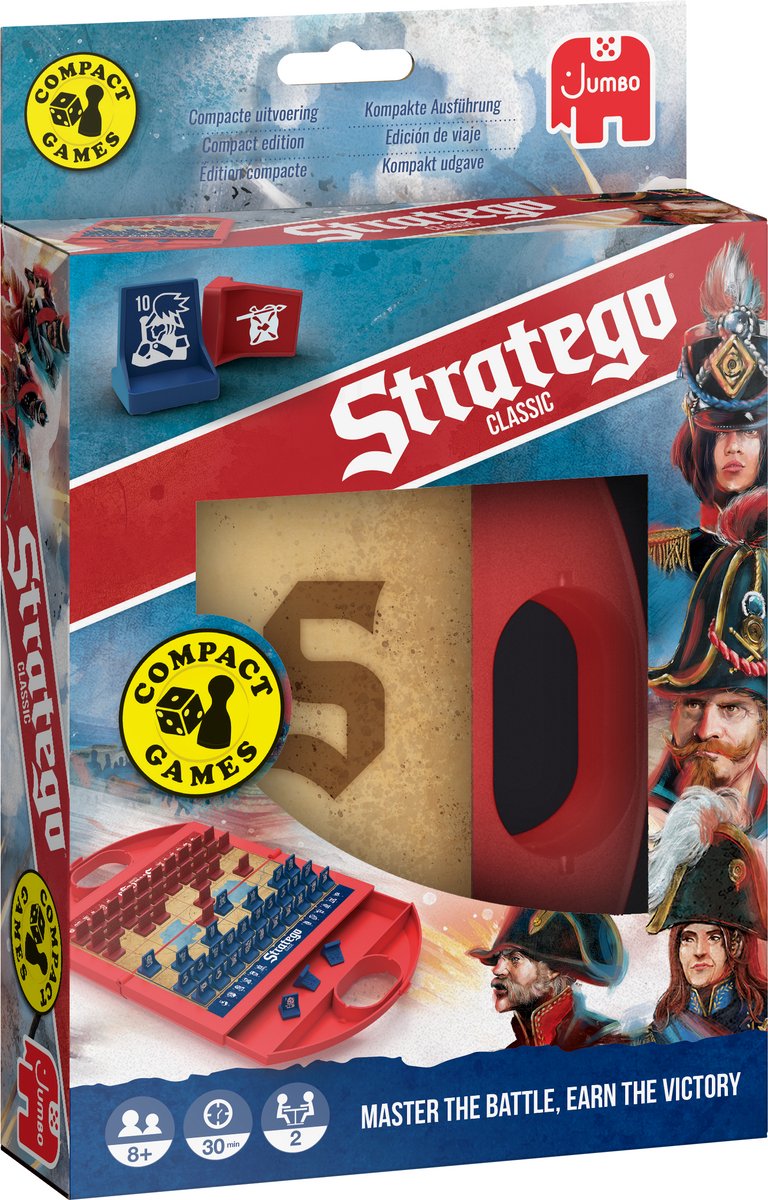 Jeu de voyage de société compact Stratego