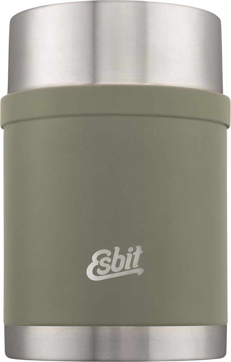 Récipient alimentaire thermos sculpteur Esbit - 750 ml - acier inoxydable - gris pierre