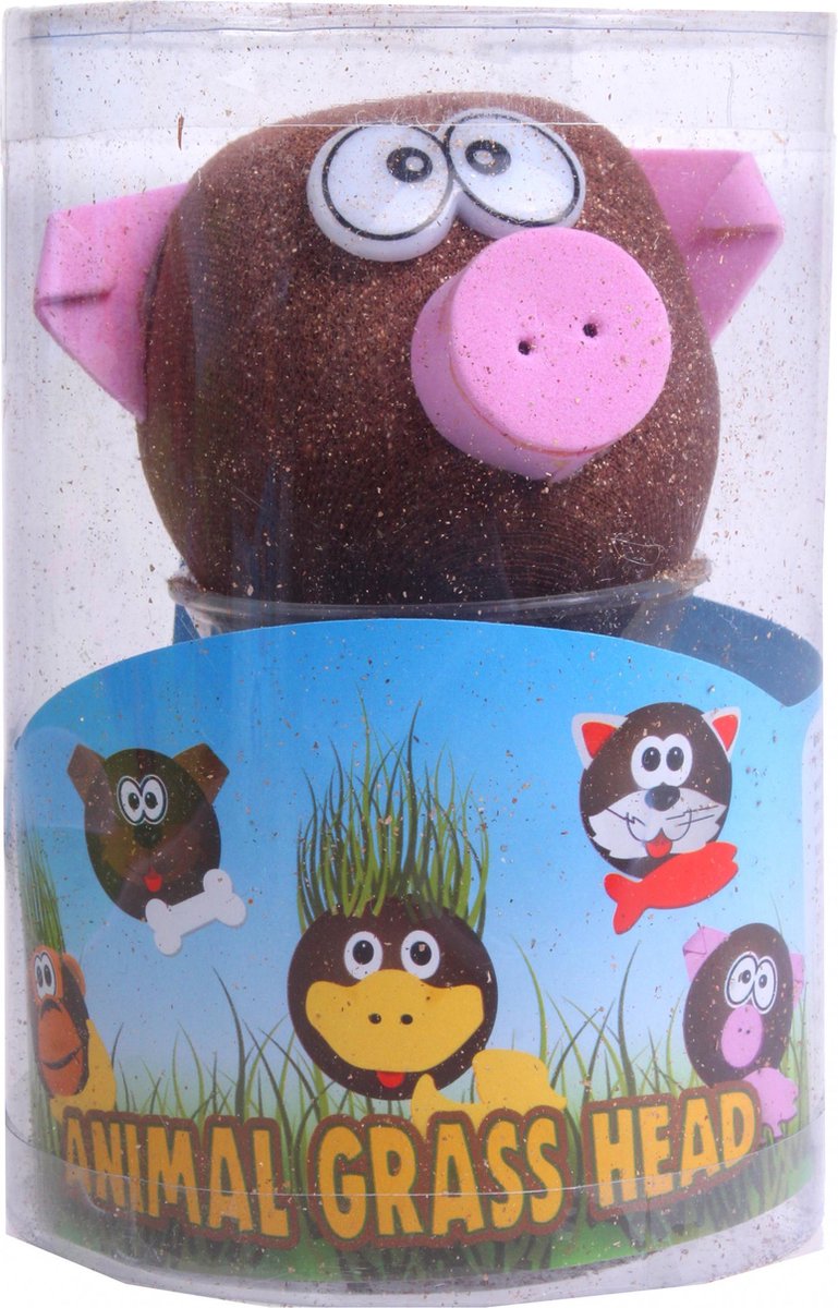 Toys Amsterdam grass friends cochon junior 12,5 cm feutre marron