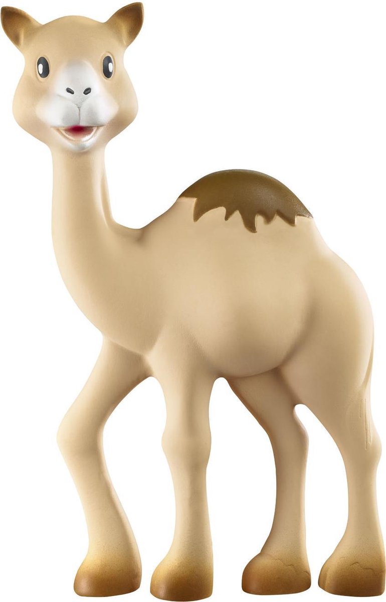 Sophie la girafe al thir le dromadaire - jouet de dentition - jouets de dentition - jouets bébé - cadeau maternité - cadeau baby shower - caoutchouc 100% naturel - à partir de 0 mois - 18 cm - marron sable